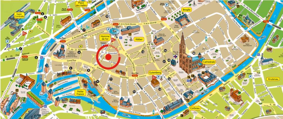70 M² Strasbourg Appart City Center Luaran gambar